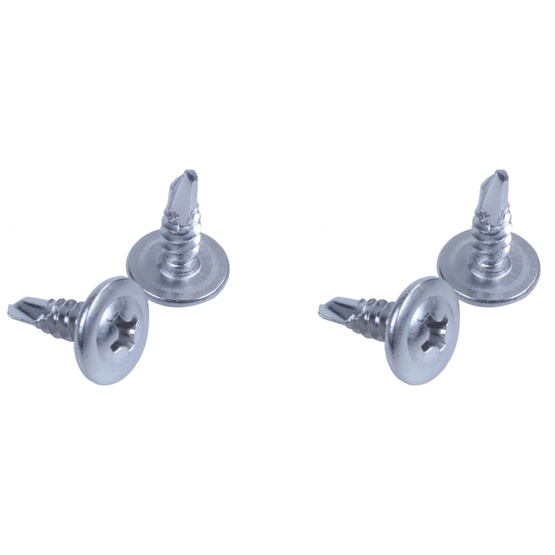 

150Pcs M4.2X13mm Round Phillips Head Self Drilling Screws