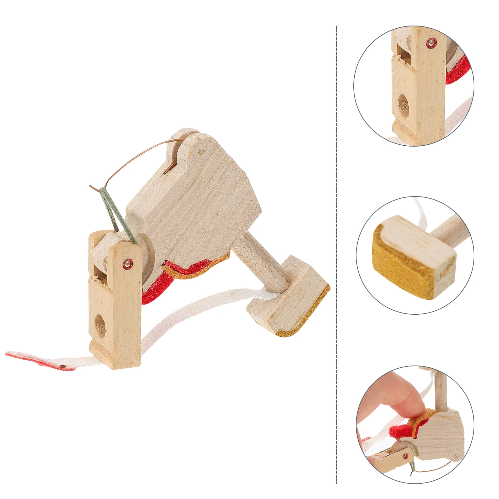 

2 Pcs Action Accessories Piano Parts Repair Supplies Upright Piano Wooden Hammer Butt Vertical