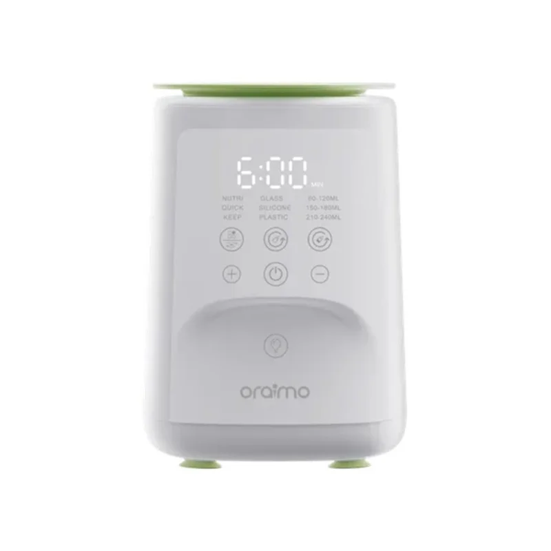 Фото Подогреватель для детских бутылочек Oraimo Smart Bottles Warmer 3-в-1, быстрый подогрев для всех типов бутылочек, с возможностью выбора вилки EU/UK. №1