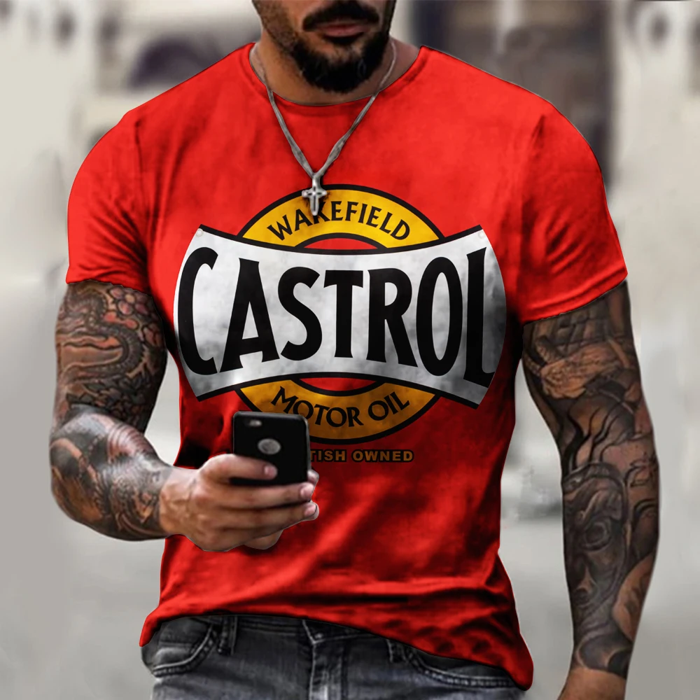 

New Men's T-shirt Summer 3D Printing Short-sleeved, Oversize Transparent Personality Fashion Stitching Pattern T-shirt For Men