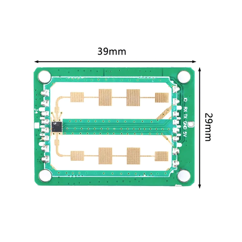 1 шт. HLK-LD303-24G датчик расстояния TTL выход 24 ГГц радарный модуль датчика диапазона