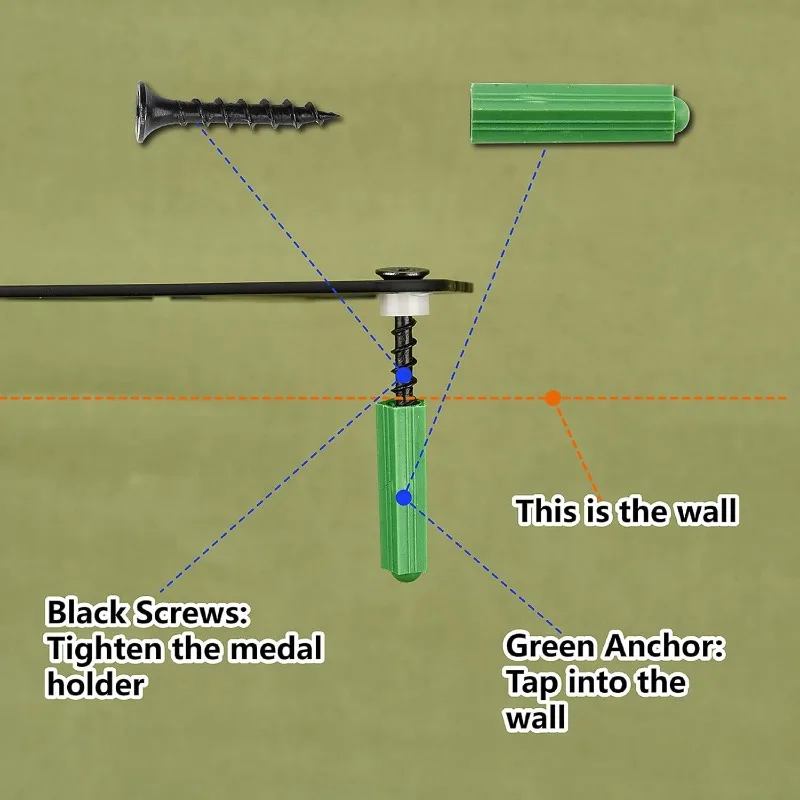Металлическая Подставка Для Медалей Настенный Держатель Каноэ Небольшой