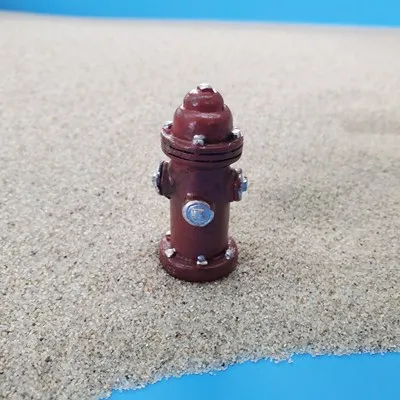 mini resin figure mental psychological sand table game box court therapy   Fire Hydrant 2pcs/set