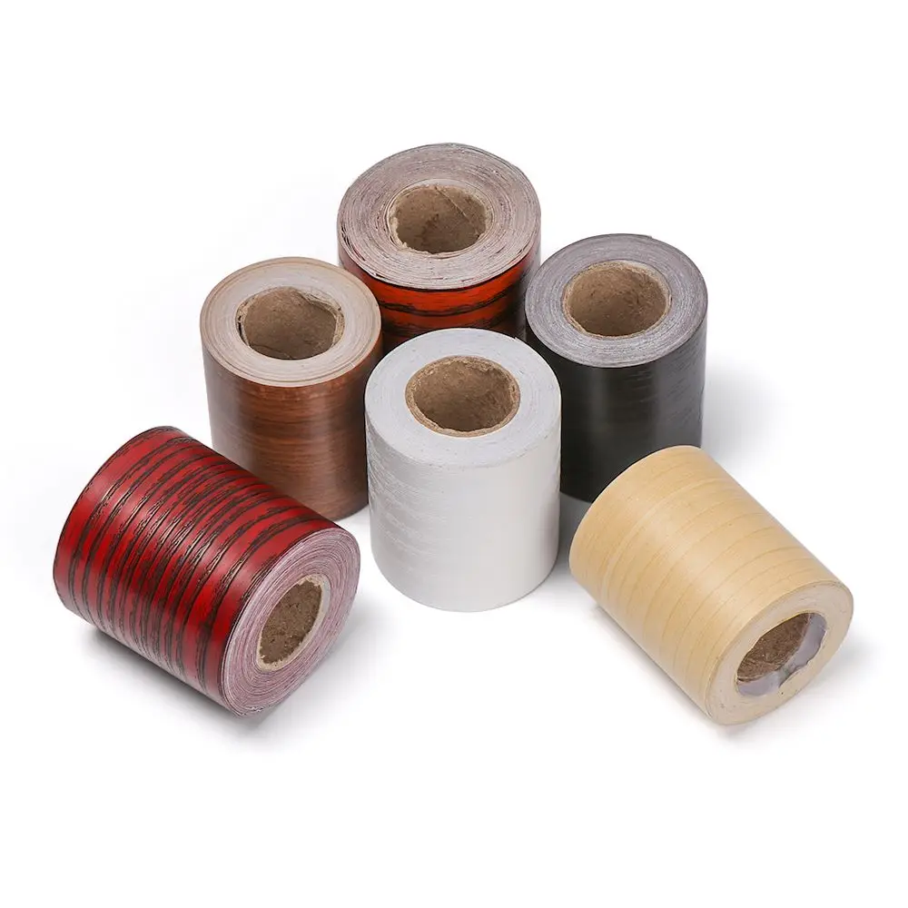 

Living Room Self-adhesive Vinyl Decals Waterproof Baseboard Wall Border Stickers Wood Waist Line Wallpaper