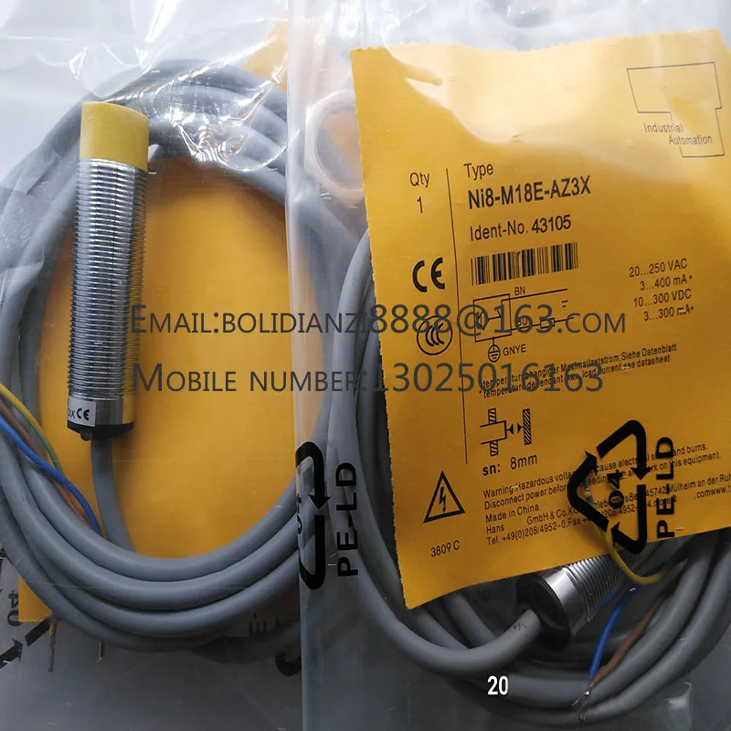 Оригинальный датчик приближения NI8-M18E-AZ3X