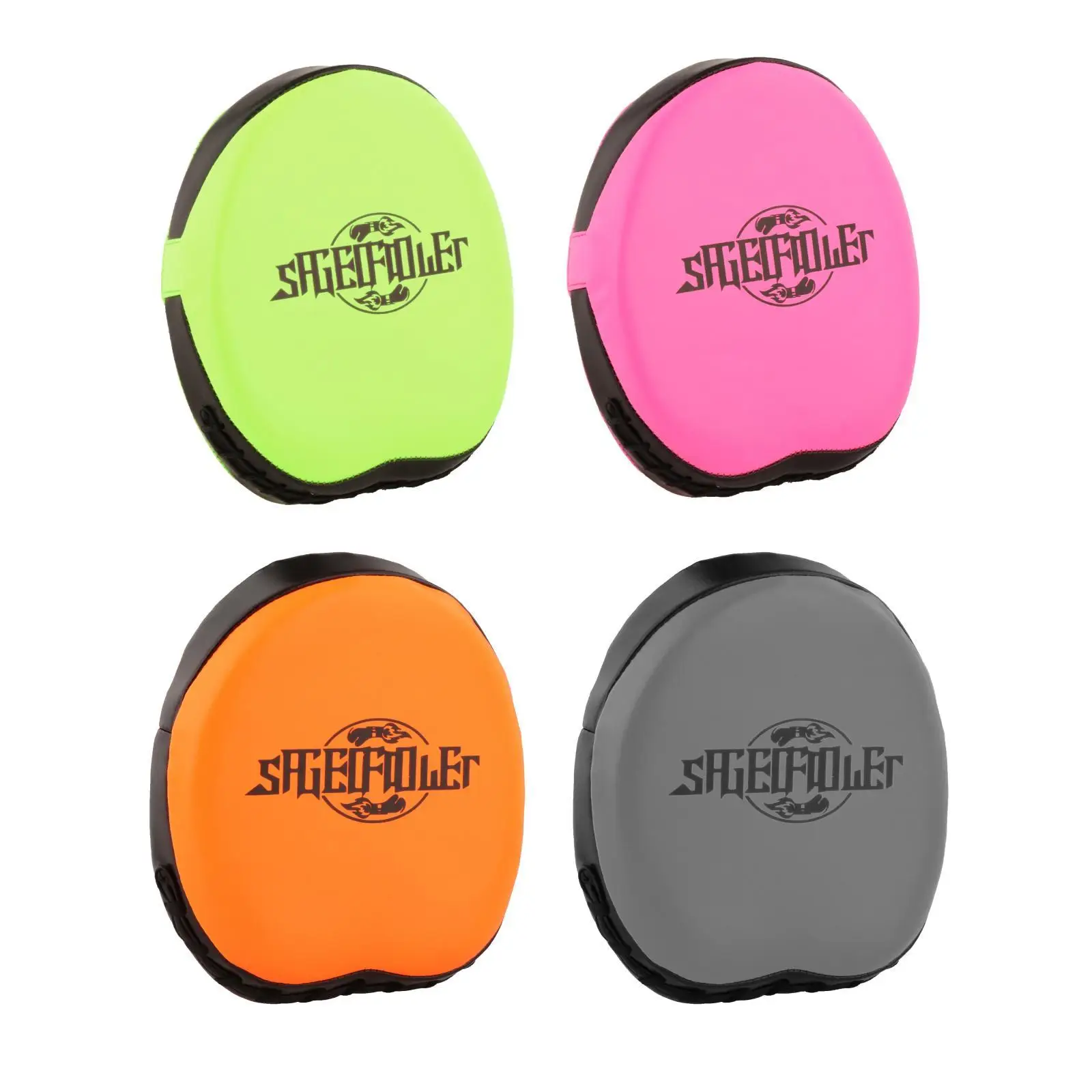 

Boxing Punching Mma Mitts PU Leather Curved Target Focus Pad for Thai Kick