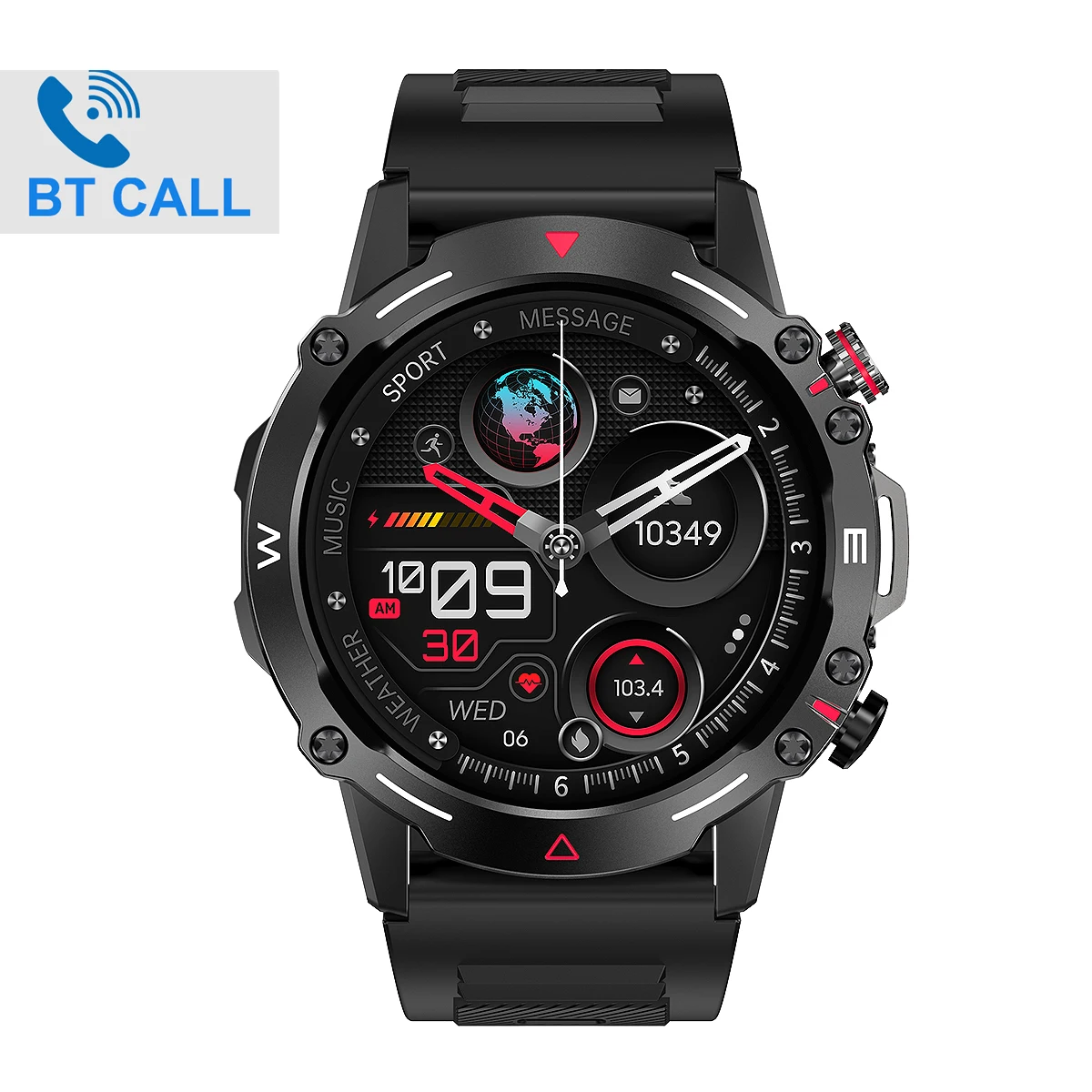 Высококачественные бизнес-смарт-часы с 1 43-дюймовым AMOLED-экраном Bluetooth-телефонным