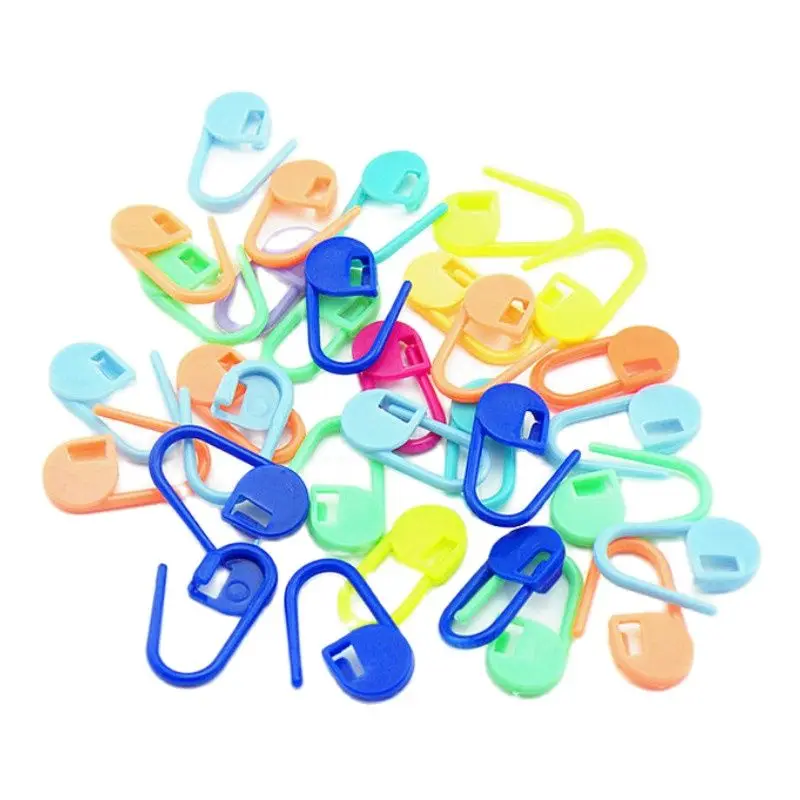 

20Pcs Mini Knitting Crochet Locking Stitch Markers / Can Also Be Used As A Nappy Pin On A New Baby Greeting Card