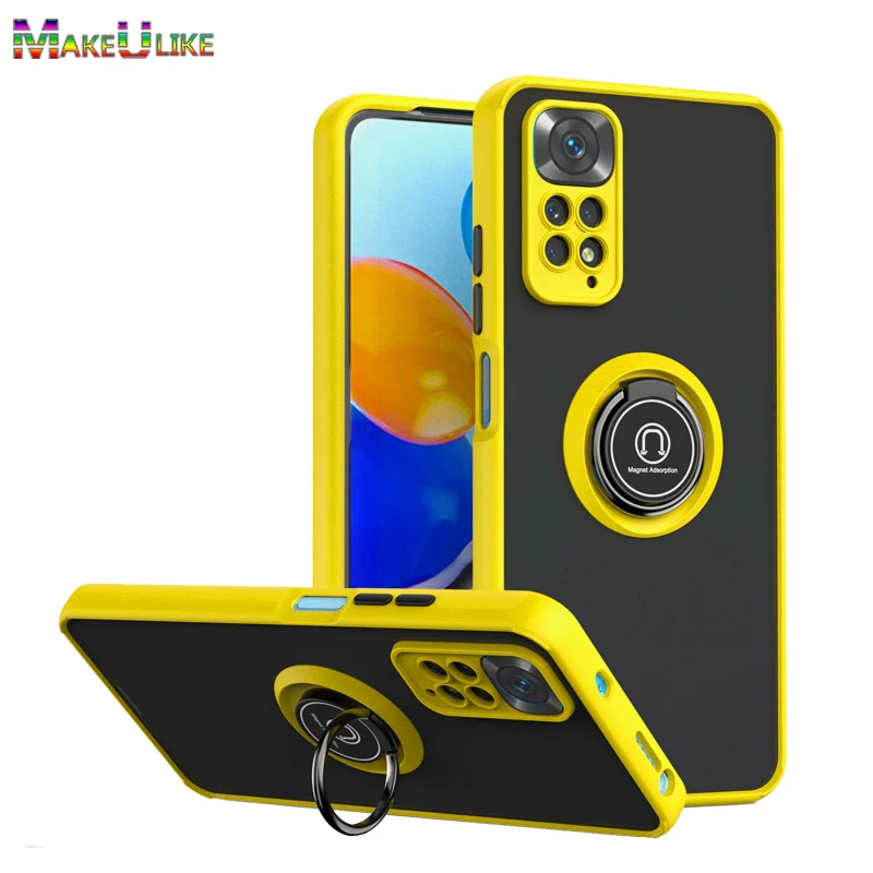 Чехол для Xiaomi Redmi Note 11 10 9 8 7 Pro 9S 11S 10S 8T ударопрочный чехол с кольцом Note11 Note8 Note9 Note10 |