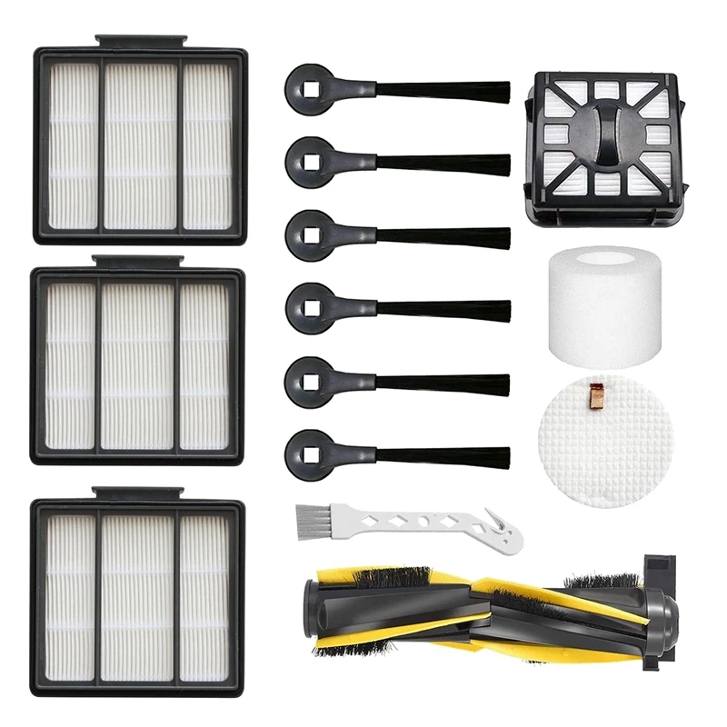 

13 Pcs Replacement Parts For Shark IQ RV1001AE RV101 Robot Vacuum Cleaner Accessory Kit