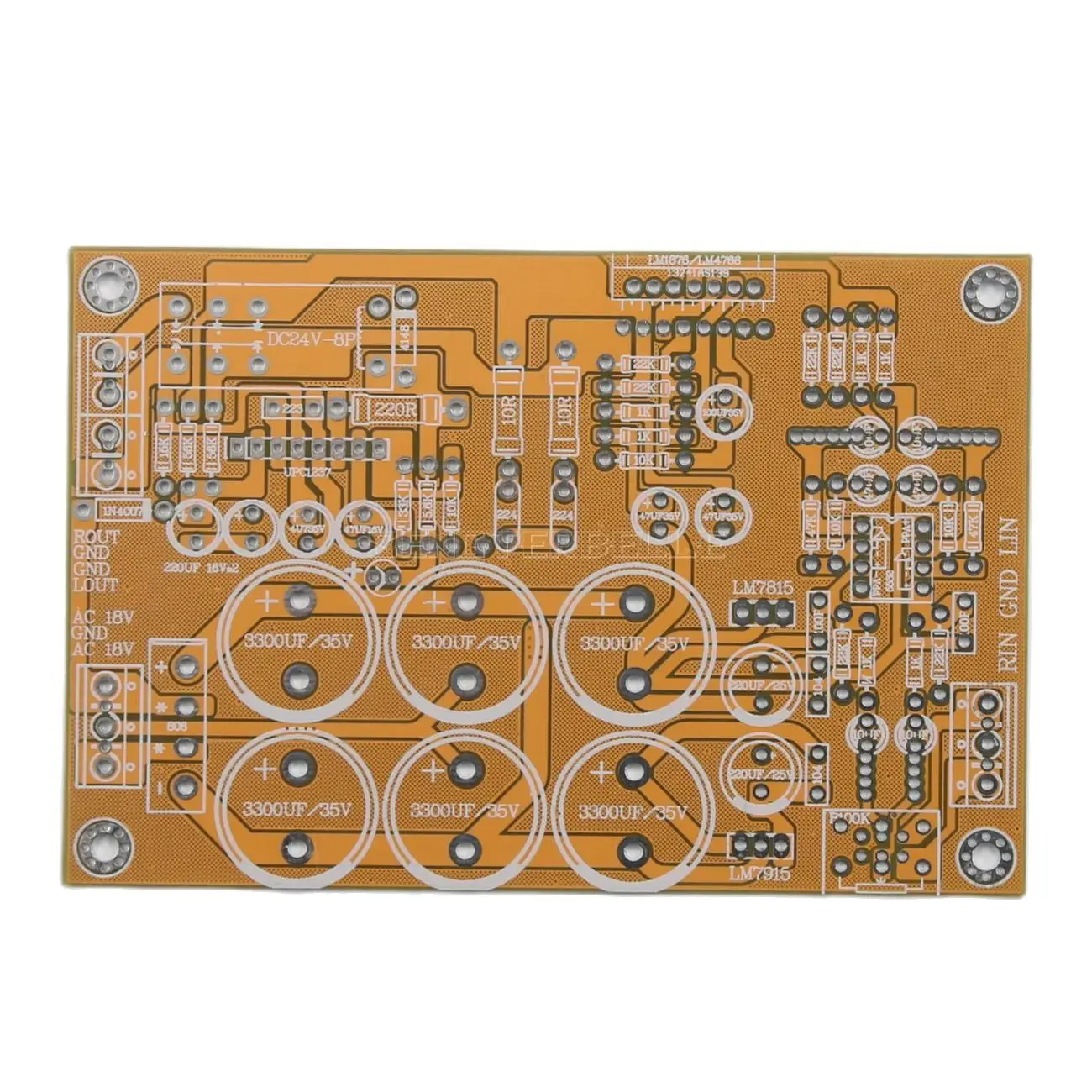 Плата усилителя DIY HiFi NE5532 + LM4766/LM1876