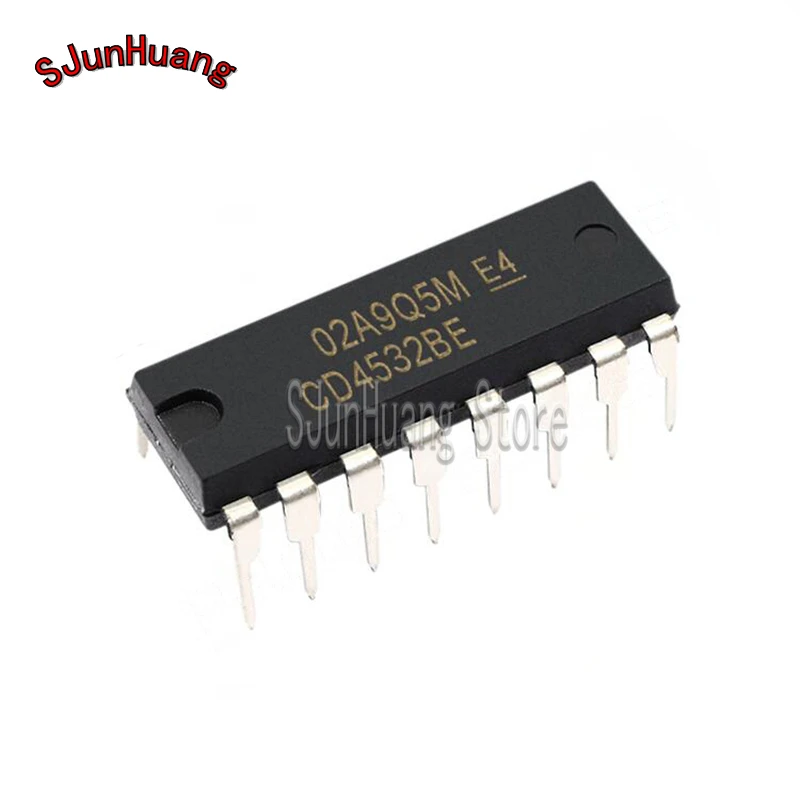 10 шт. HEF4532BP HEF4532 CD4532BE CD4532 4532 DIP16 8-bit чип кодировщика |