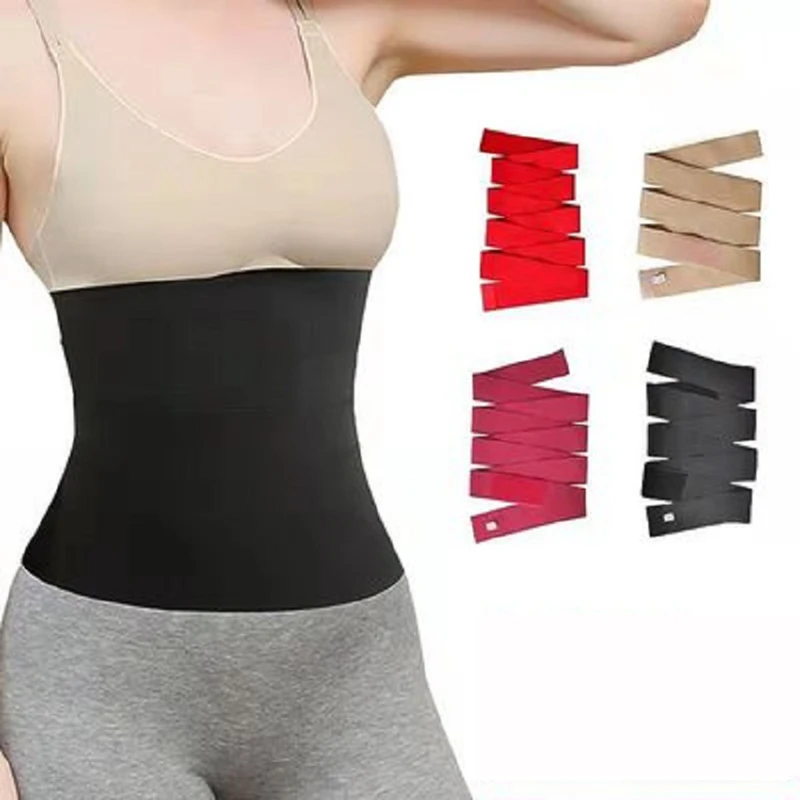 

Women Bandage Wrap Waist Trainer Slimming Tummy Belt Waist Reduction Stretch Bands BodyShaper Shaperwear Belt