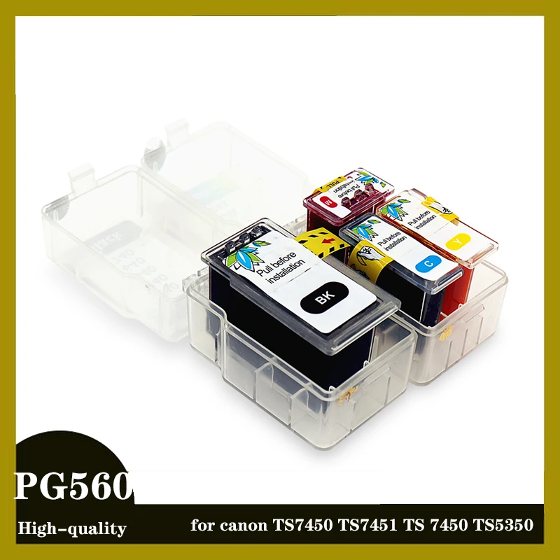

PG-560 CL-561 Smart Cartridge Refill Kit PG 560 cl 560 ink cartridges for canon TS7450 TS7451 TS 7450 TS5350 TS5351 TS5352