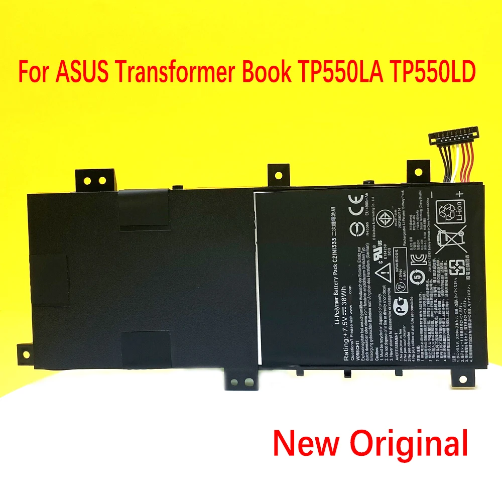 

Аккумулятор C21N1333 для ASUS TP550L TP550LA TP550LD TP550LJ tp550 TP550LA X454, портативный аккумулятор для компьютера, 7,5 в, 38 Вт/ч
