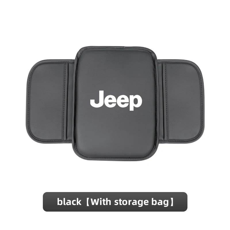

Автомобильный подлокотник, подушка для хранения, подлокотник, защитный чехол для Jeep Renegade Wrangler JK Compass Grand Cherokee Gladiator
