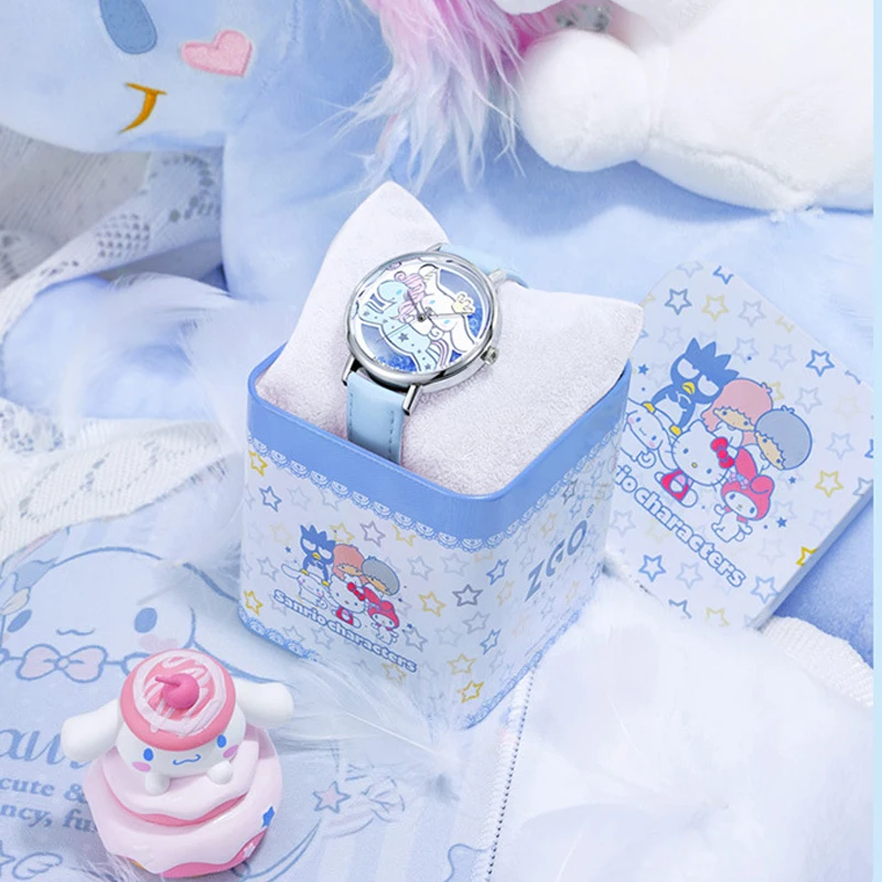 Новинка 2024 часы Hellokitty Girl Ins нишевой дизайн металлический ремешок