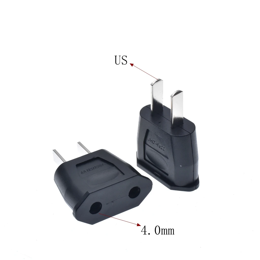 EU Power Cord Cable To 2 Pin US JP CN Plug Adapter European American Japan China Travel Electrical Socket* | Обустройство дома