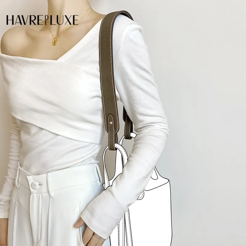 Custom Lindy Bag Evelyn Bag Shoulder Strap Bag Strap Vegetable Tanned Cowhide Togo Lychee Pattern Diagonal Shoulder Bag Strap