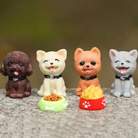 kids favors doll house ornament home decor fairy garden accessories micro landscape miniature dogs animals figurines