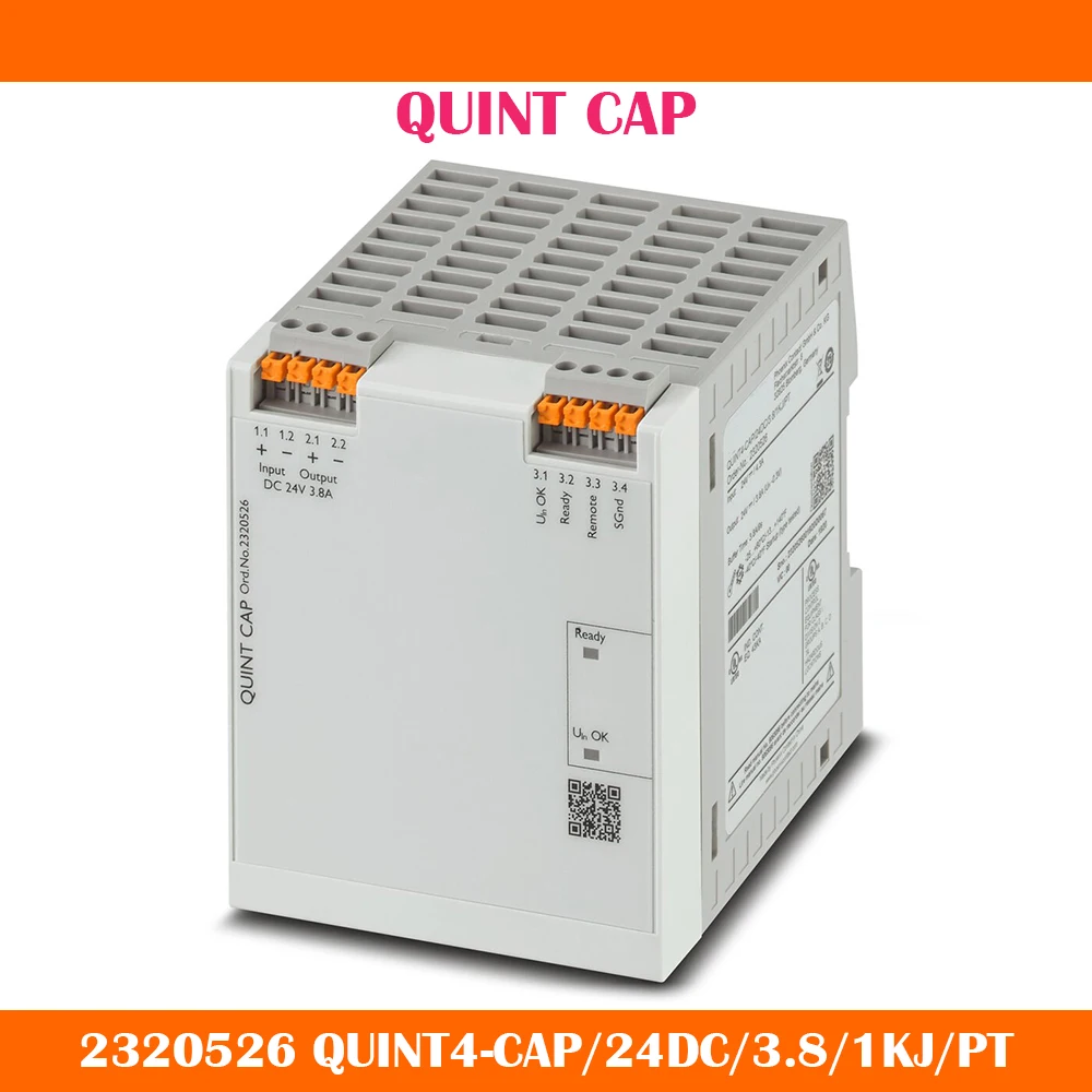 

2320526 New QUINT4-CAP/24DC/3.8/1KJ/PT QUINT CAP 24VDC/3.8A/1kJ For Phoenix Capacity Module Work Fine High Quality Fast Ship