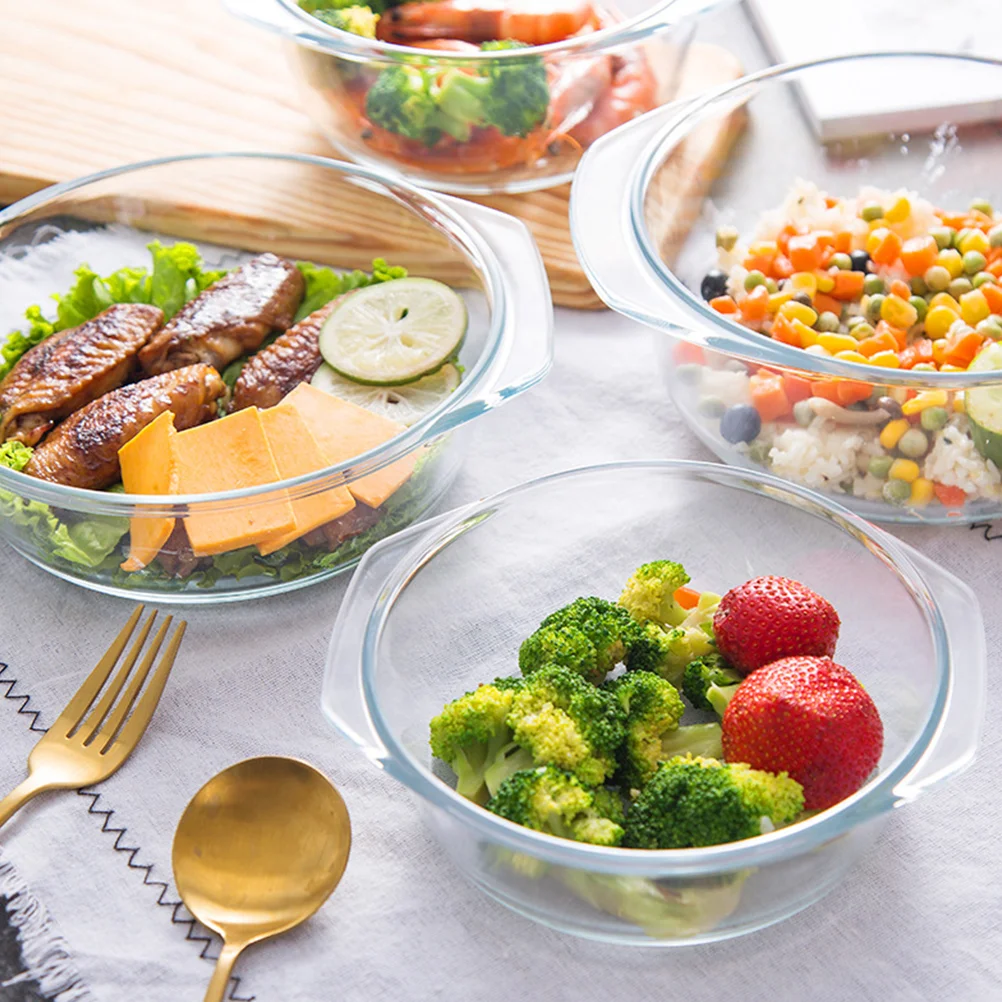 Микроволновая печь чаша из закаленного стекла сковорода для запекания гриль