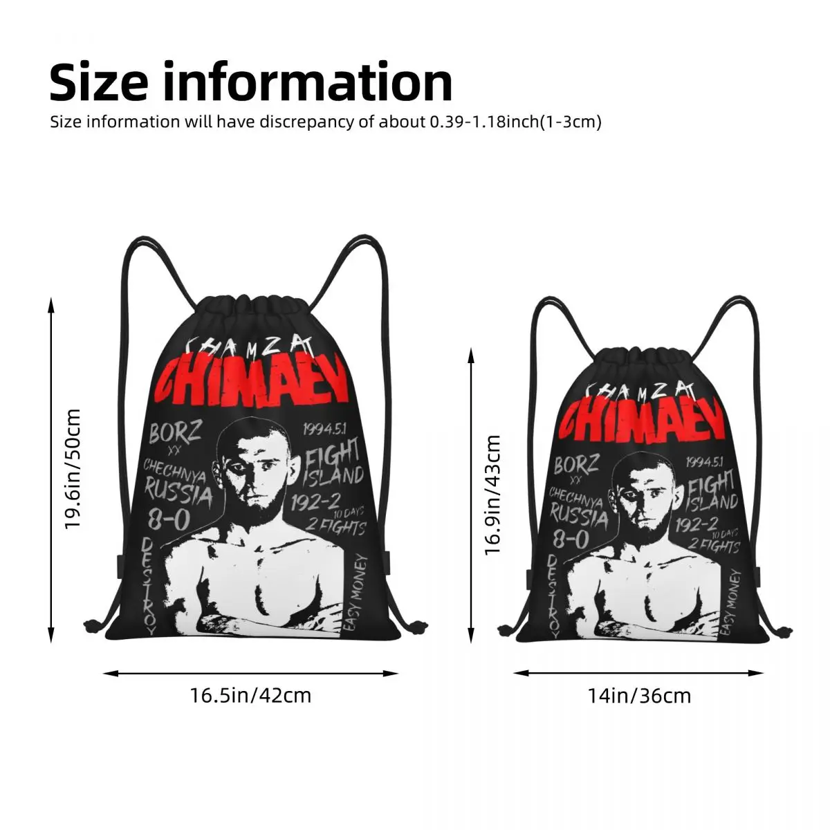 Рисунок 2 - Рюкзак на шнурке khamзат Kill Chimaev