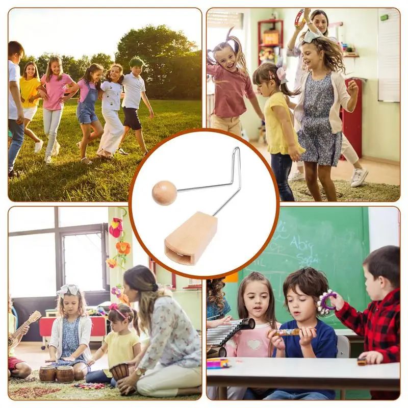 Ударный инструмент Vibra-Slap деревянный ударный музыкальный Vibraslap уникальная