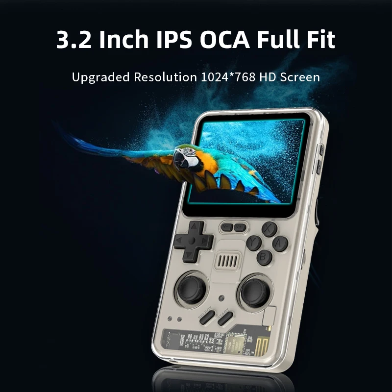 Портативная игровая консоль POWKIDDY RGB20 Pro джойстик Witch 2 HD-экран эмулятор PS новые