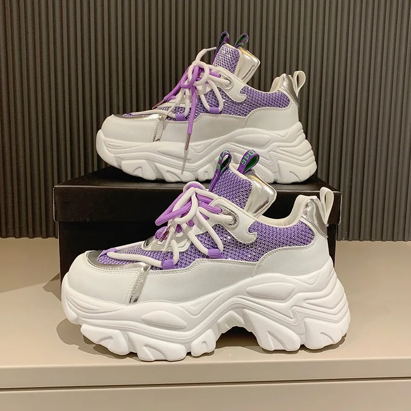 

2022 Sports Dad Shoes Women's Summer Mesh Breathable All-match Sponge Cake Dad Shoes Women Shoes for Women Mary Jane Shoes