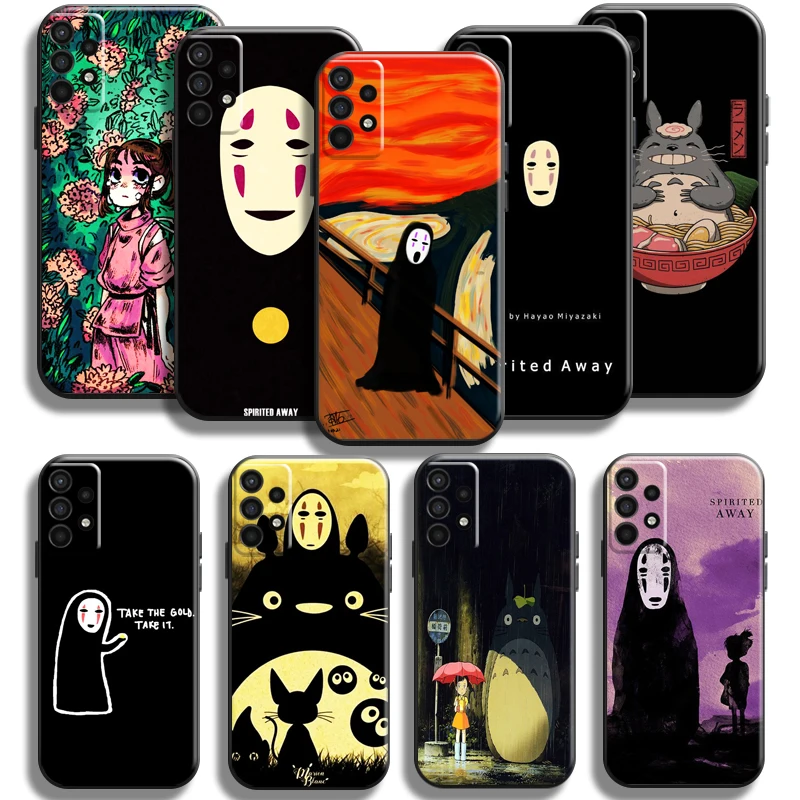 

Spirited Away Totoro No Face Man Phone Case For Samsung Galaxy A11 A12 A21 A21S A22 A30 A31 A32 A50 A51 A52 A70 A71 A72 5G