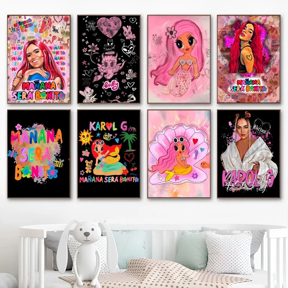 Классические винтажные постеры Karol g Manana Sera Бонито семейный декор для кофейни