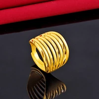 exquisite ethnic jewelry gift for girlfriend geometric rings for women fashionable personality gold ladies adjustable rings