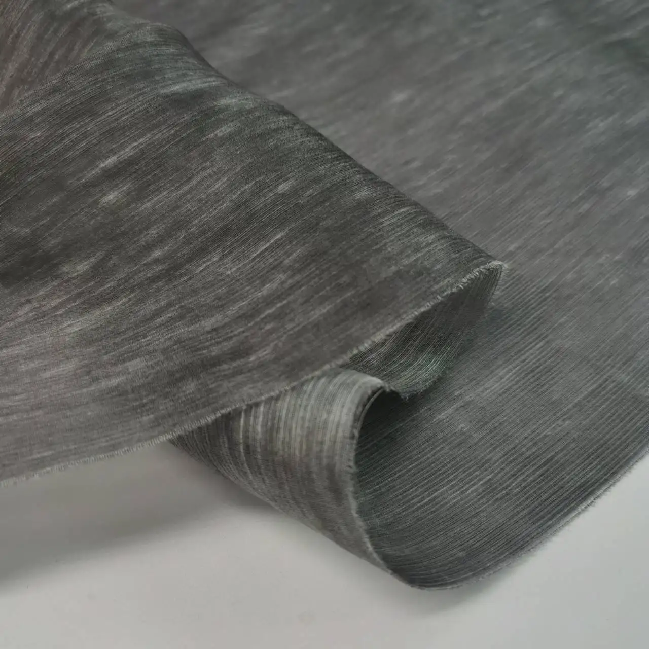Большая сделка черная шелковая льняная ткань мягкий дышащий материал для шитья