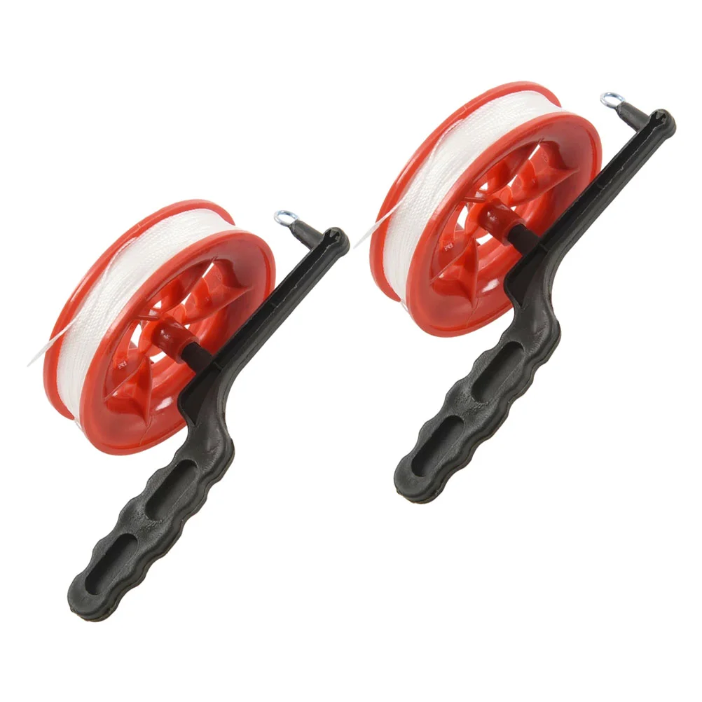 

2 Pcs Kites Adults Outdoor Sport Flying Tool Line Reel Winder Ball Winding Grip Plastic Sports Child For