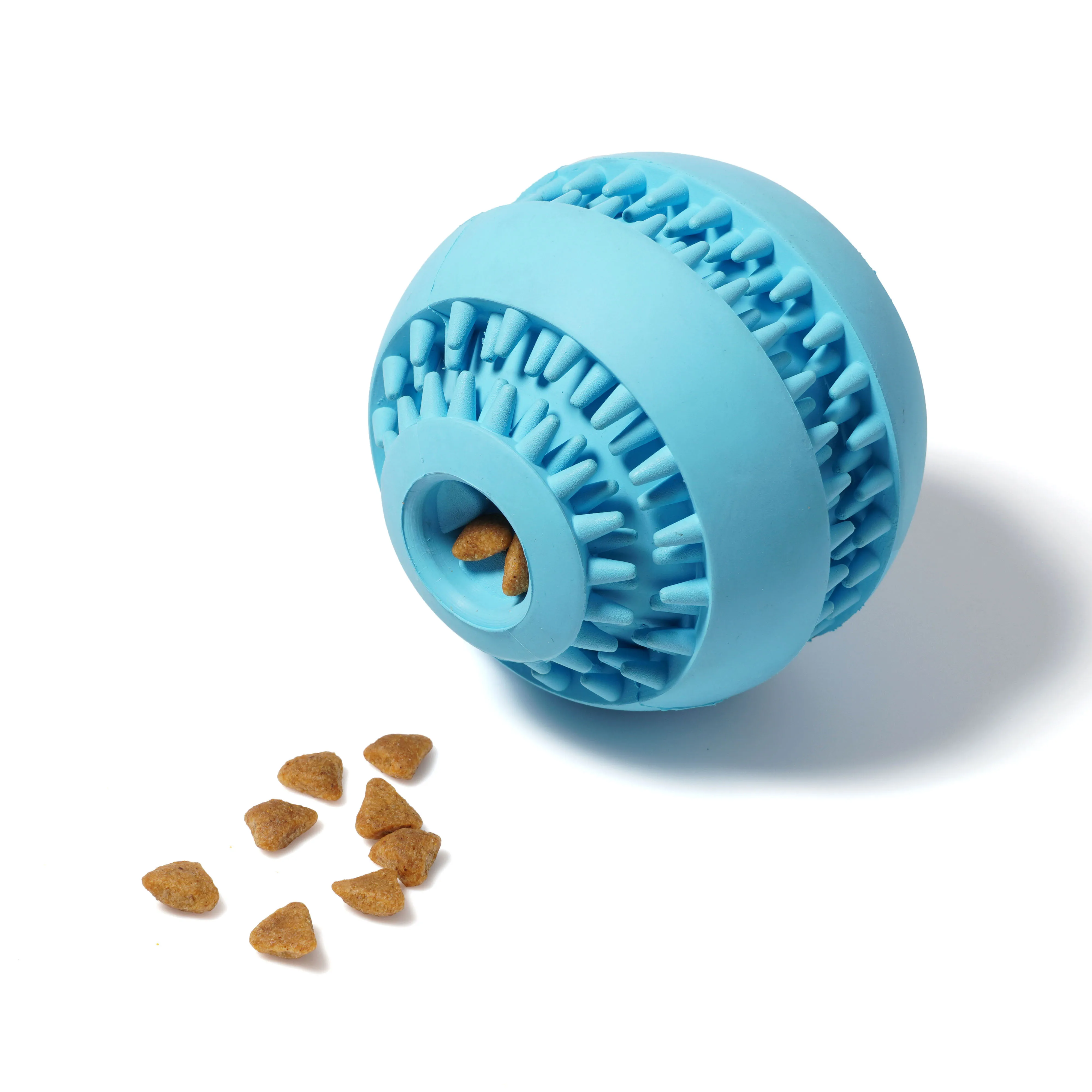 

Interactive Dog Ball Toys for Pet Tooth Cleaning, Chewing, Fetching, IQ Treat Ball Food Dispensing Toys for Medium Large Dogs