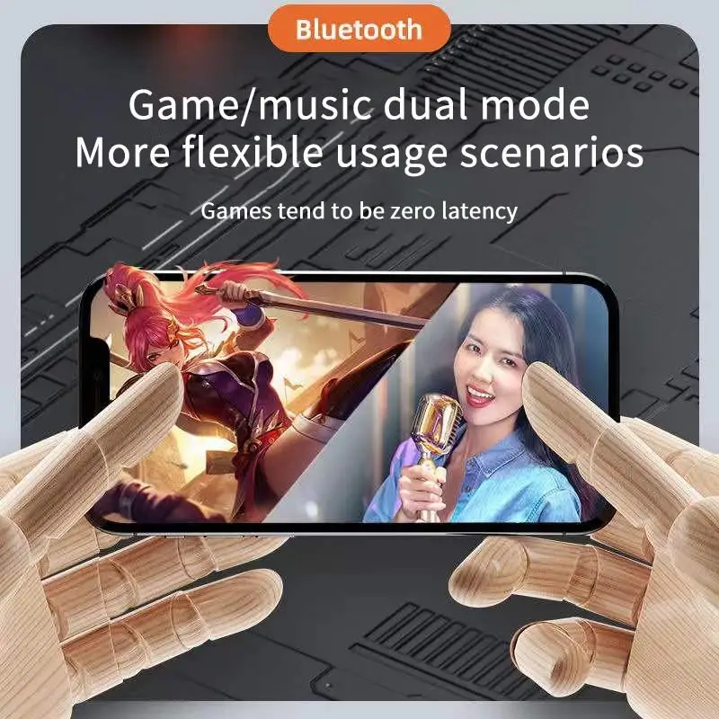 VAORLO бизнес наушники Bluetooth 5 2 гарнитура беспроводные цифровой дисплей сенсорная