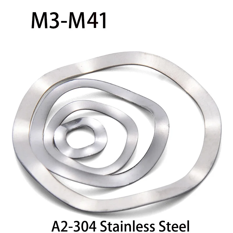 

Шайба с волной A2-304, из нержавеющей стали, 40 шт.
