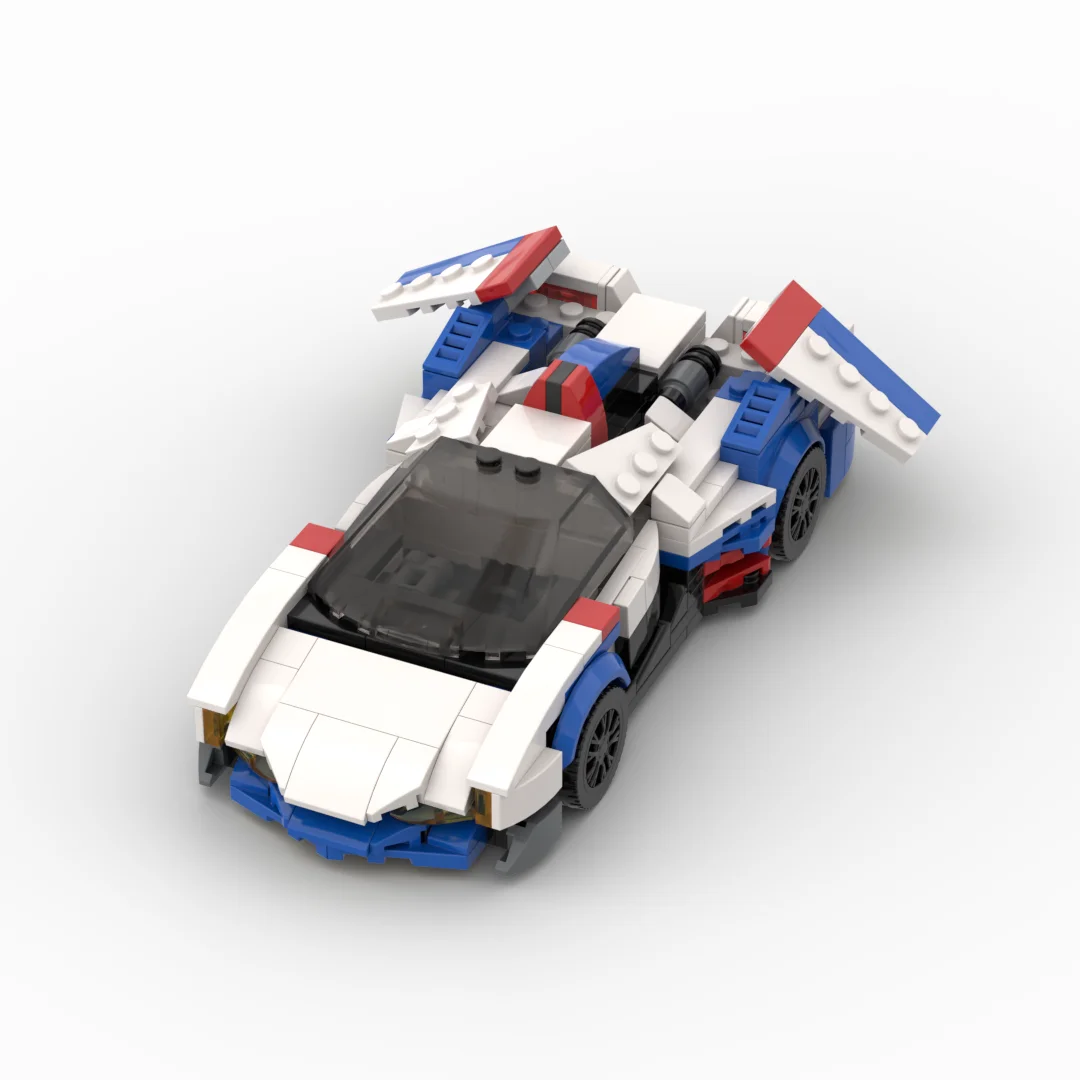 MOC Asra GSX гоночный спортивный автомобиль Quick Champion водитель строительные блоки