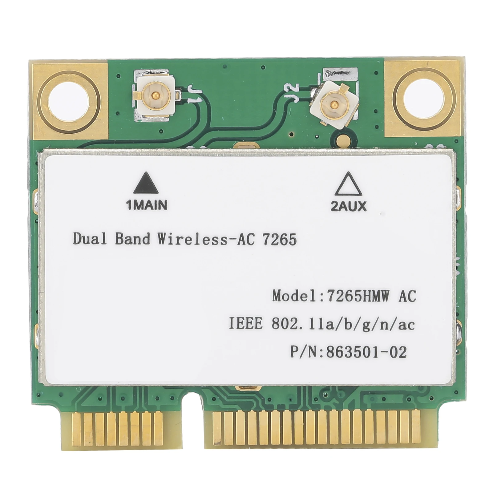 

Mini PCIE Wifi Card DualBand Wireless Adapter Network Parts 802.11AC 7265HMW AC