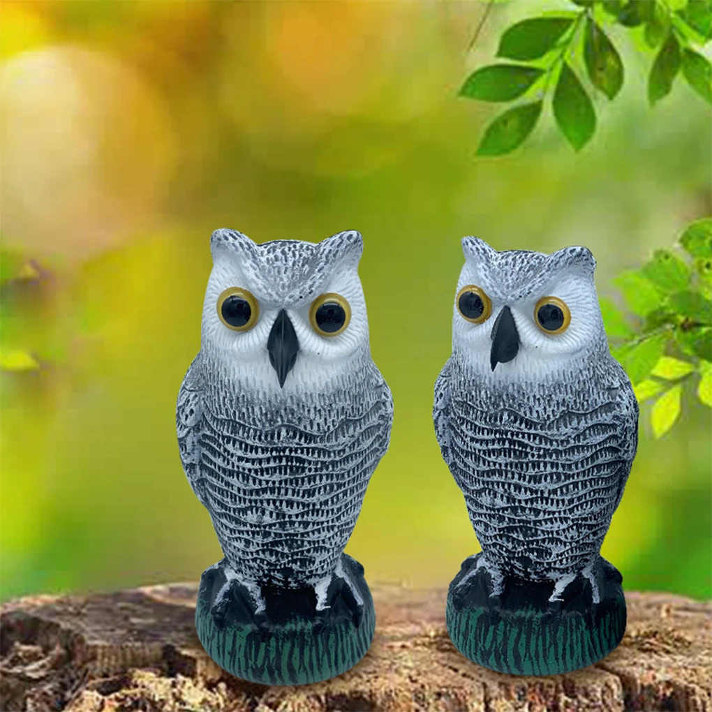Пластиковая приманка в виде совы для искусственного пугала декоративная статуя