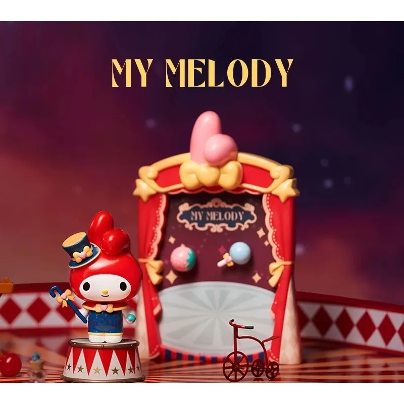 Sanrio Circus Series магнитные строительные блоки Kuromi Hello Kitty My Melody Cinnamroll мультяшная модель