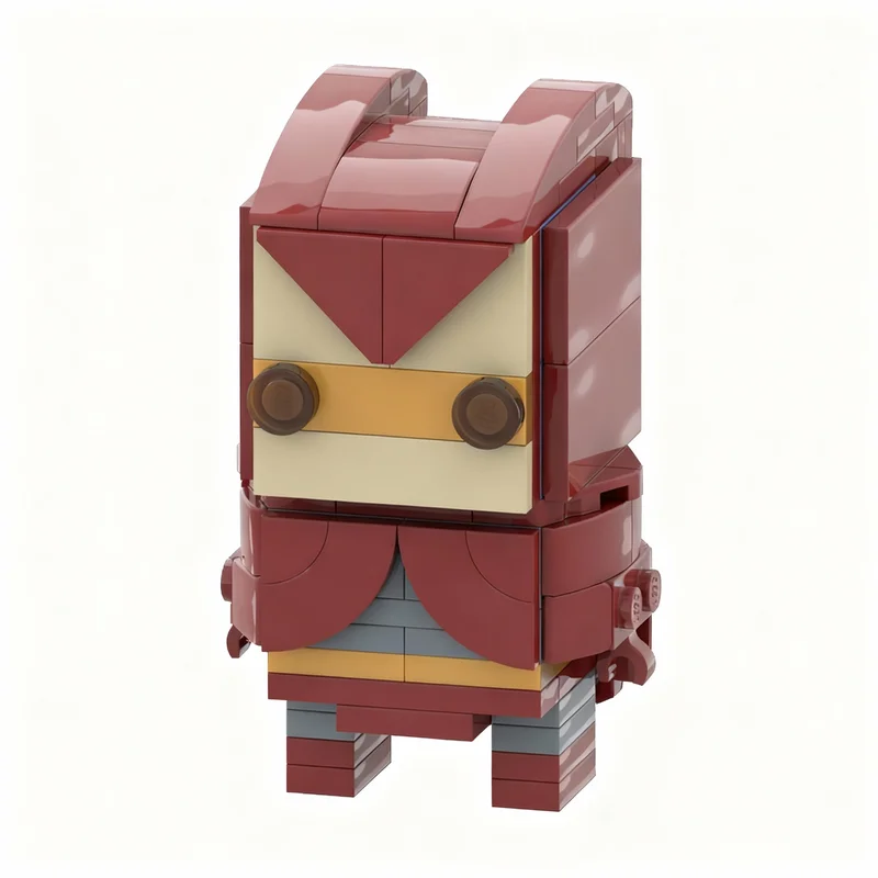 Фото 117 деталей MOC Watchmen Nite Owl BrickHeadz, модель из строительных блоков, игрушка для сборки, рождественские подарки, 3D-арт, декор, DIY-поделка из кирпичиков. №1