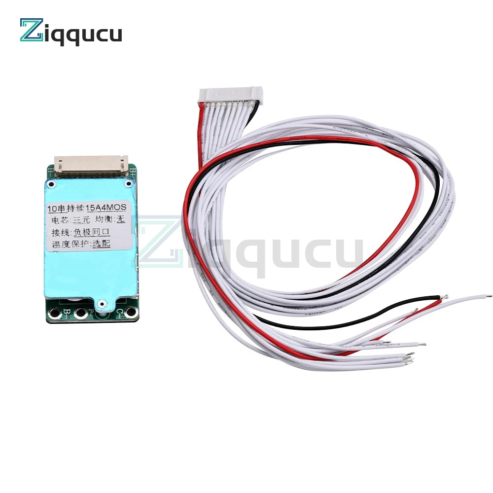 

BMS Lithium Battery Protection Board 3MOS/4MOS 10S 36V 15A 18650 Li-ion Lipolymer BMS PCB PCM Same Port/Split Port Circuit Board