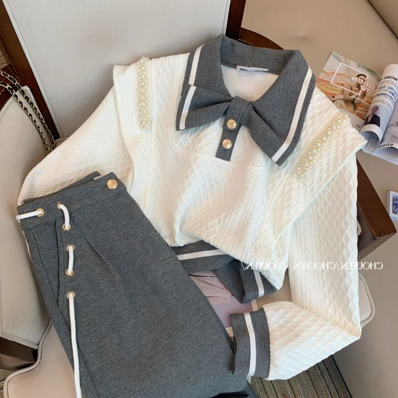 Женский спортивный костюм из двух предметов Повседневная Толстовка с капюшоном