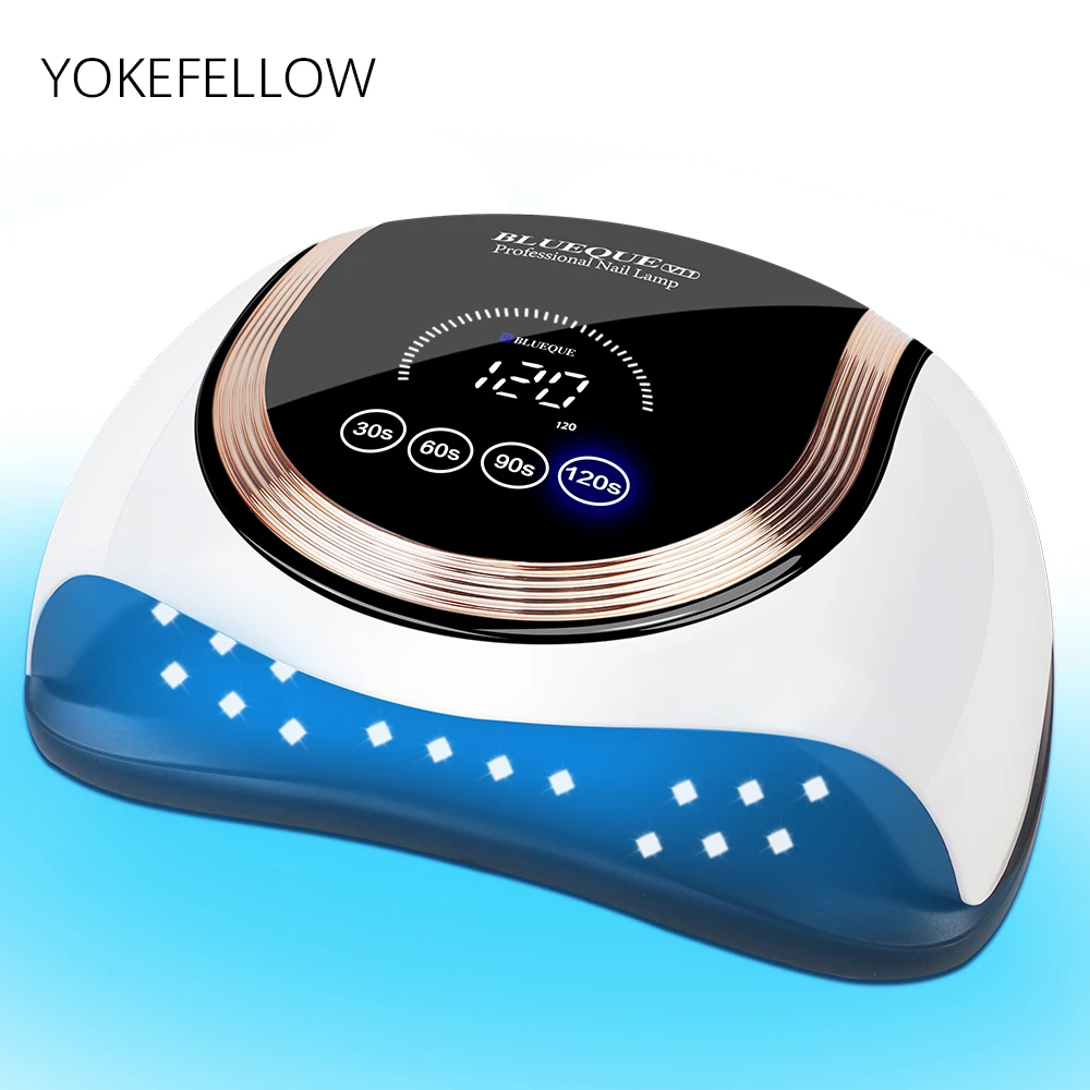 

УФ светодиодная лампа для маникюра с 4 таймерами, лампа для ногтей с автоматическим датчиком и ЖК-дисплеем, Сушилка для ногтей для гель-лака, ...