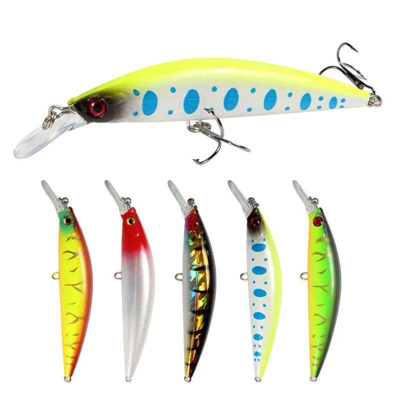 

1pcs Sinking Minnow Crankbait All For Fishing Lure Accessories Tackle Sea Carp Trout Artificial Bait Hard Wobbler 3d Eyes Fish