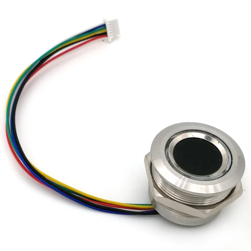 

NEW-R503 круглый двухцветный кольцевой индикатор светодиодный устройство управления 3, 3 В постоянного тока MX1.0-6-контактный емкостный сканер датчика отпечатка пальца