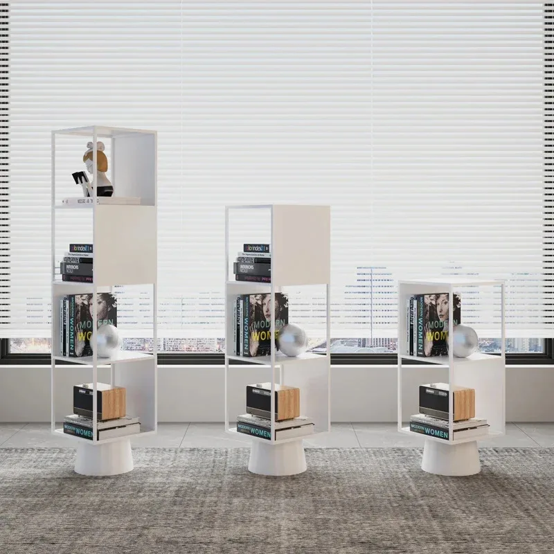 Креативная угловая вертикальная книжная полка для анормамента напольная