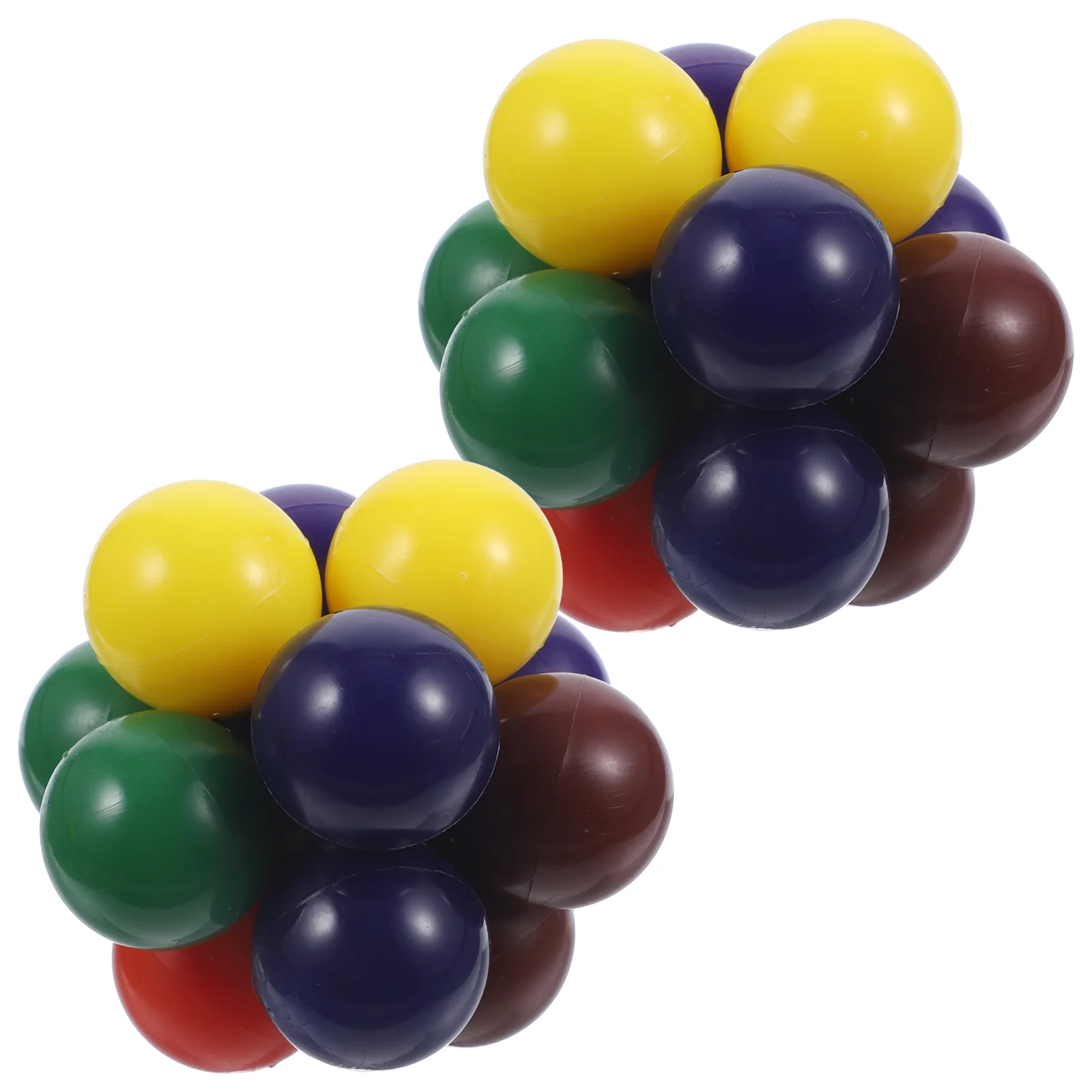 

2pcs Changeable Beads Toys Playable Toys Rainbow Beads Pressure Toys Funny Toys